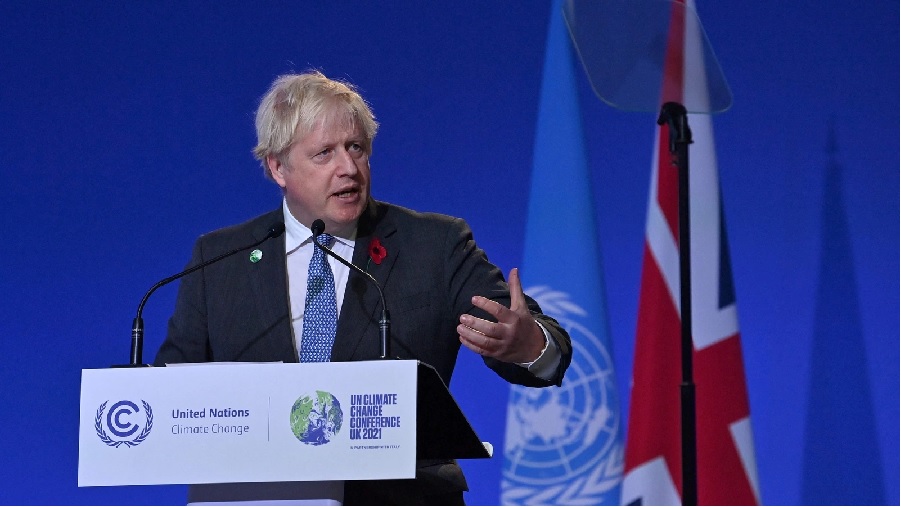 Boris Johnson at the COP26 World Leaders Summit